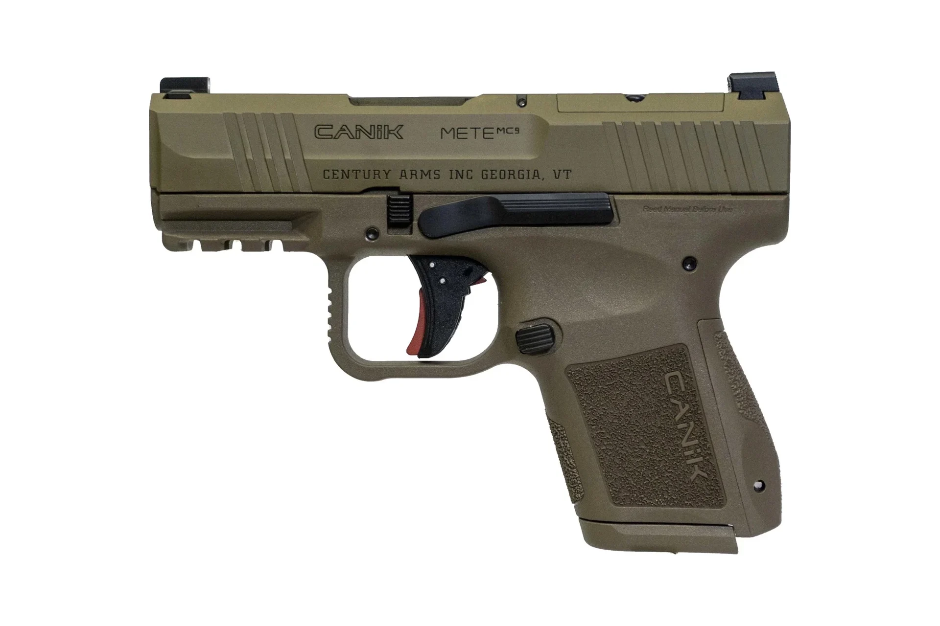 Canik CA Mete MC9 9mm 3.2" 10rd OR Semi-Auto CA Compliant Pistol - FDE - HG7651CAD-N