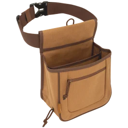 Allen Rival Tan Canvas Double Shell Bag Holds 2 Boxes 12 Gauge