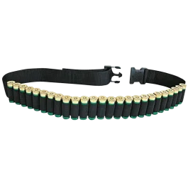 Allen Cordura Shotgun Shell Belt Black 25rd Adjustable Waist