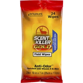 Wildlife Research Scent Killer Gold Field Wipes 24 Pack