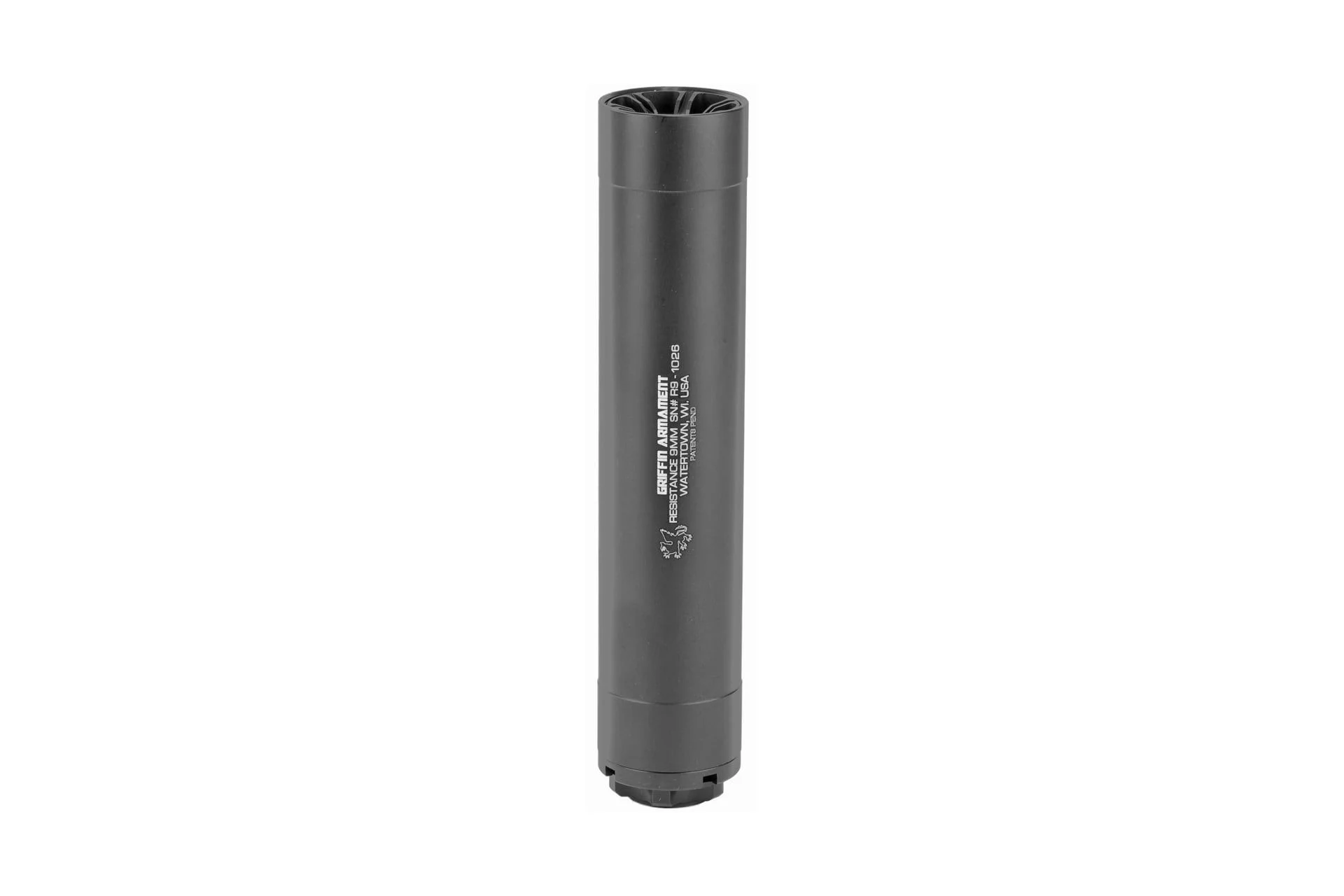 Griffin Armament Resistance 9 9mm QD Suppressor - Black - GARS9-W