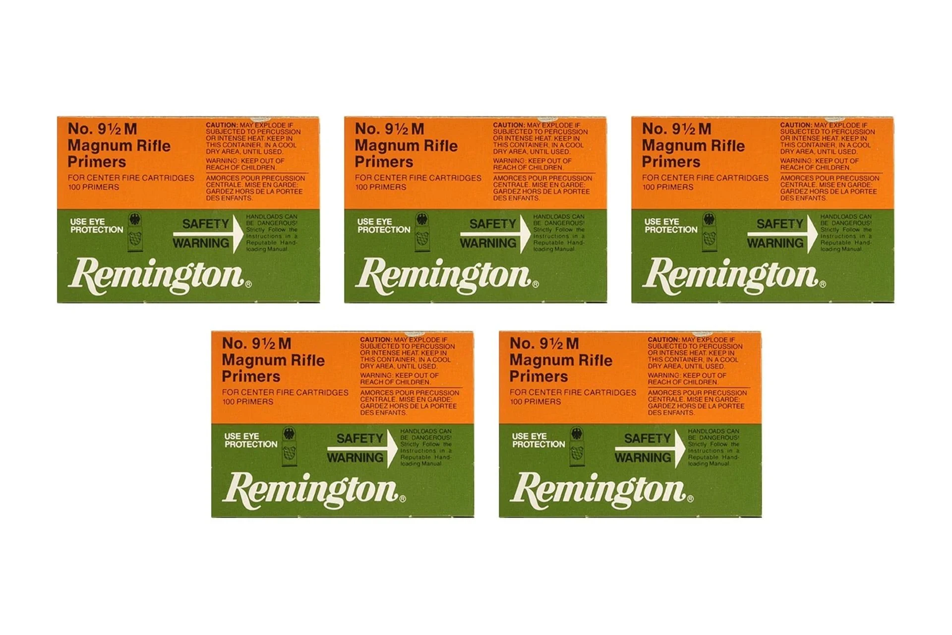 Remington X22622 Centerfire 9-1/2 Large Magnum Rifle Primers - 5000 count box - 22622