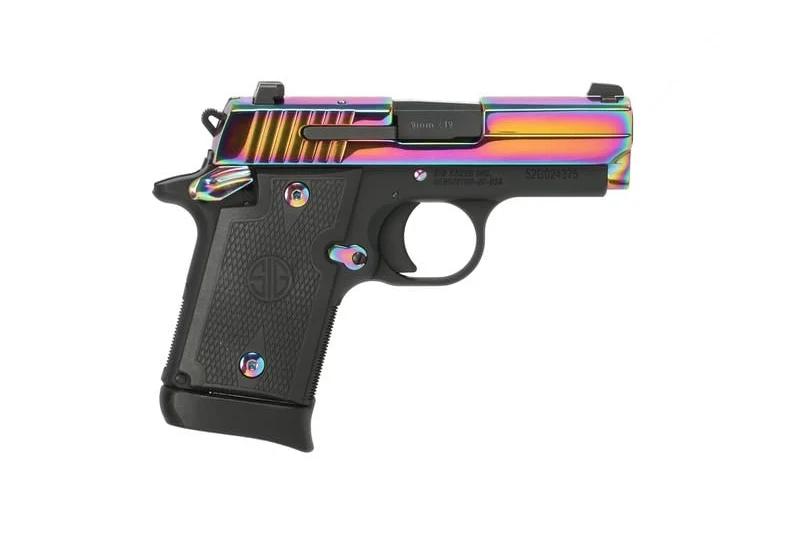 Sig Sauer P938 Rainbow 9mm Semi-Auto Pistol - 3" - 7 Round - Camo - 938-9-RBT2-AMBI