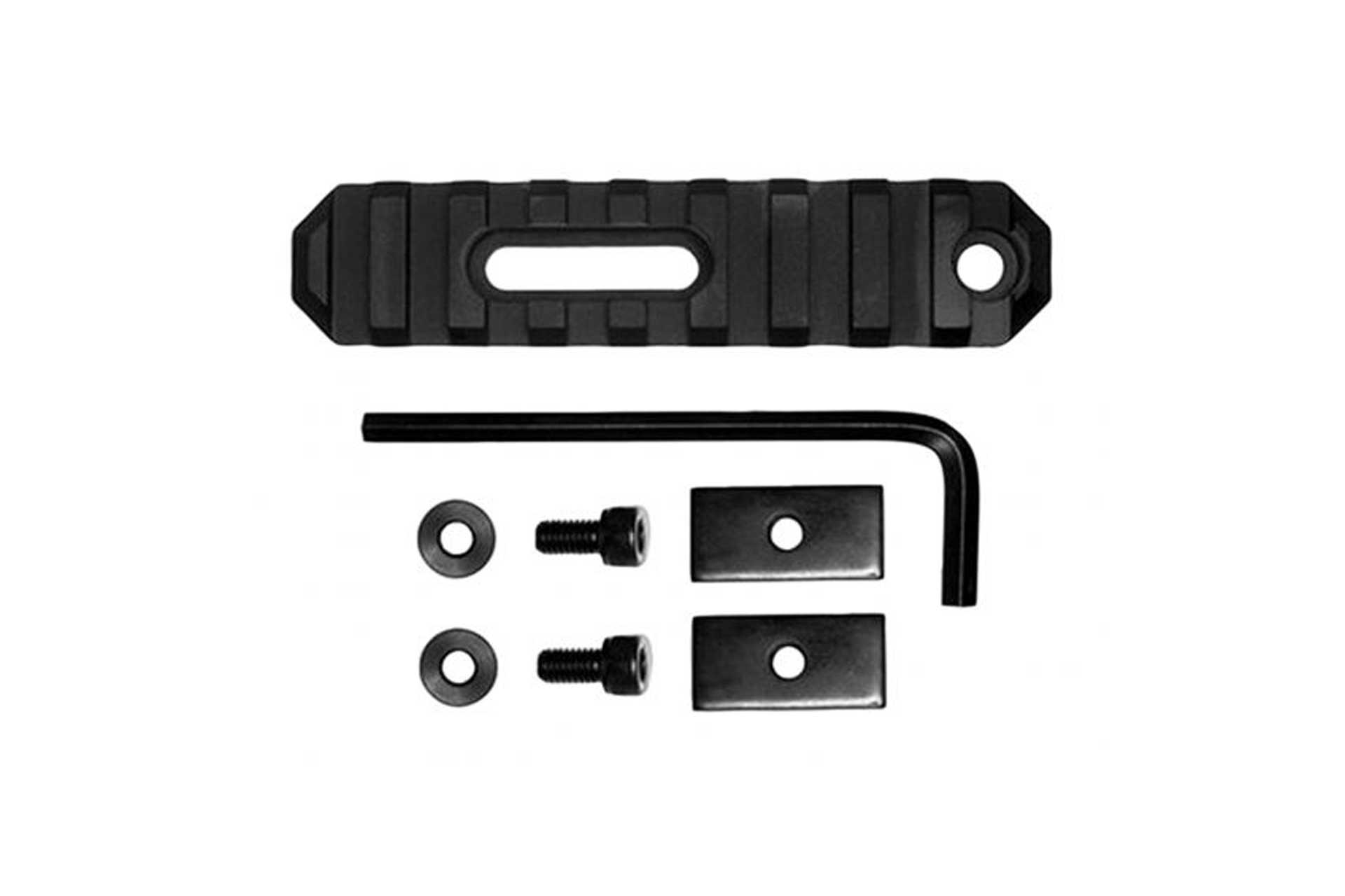GrovTec 3.8" 9-Slot Picatinny Stock Rail Section - GTSW190