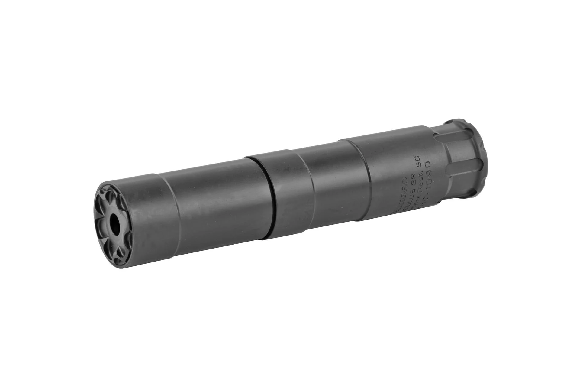 Rugged Oculus 22 22LR Rimfire Suppressor - Black Cerokote Finish - OCU22