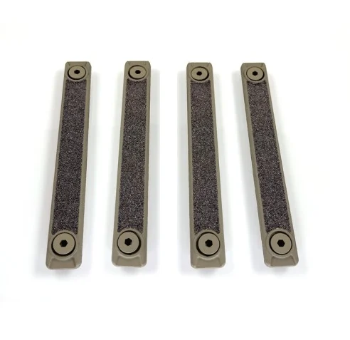 Walker Defense Research 3 M-LOK Slot Nile Silicon Carbide M-LOK Rail Cover - 4 Pack/FDE - NILE-3-SLOT-4-PACK