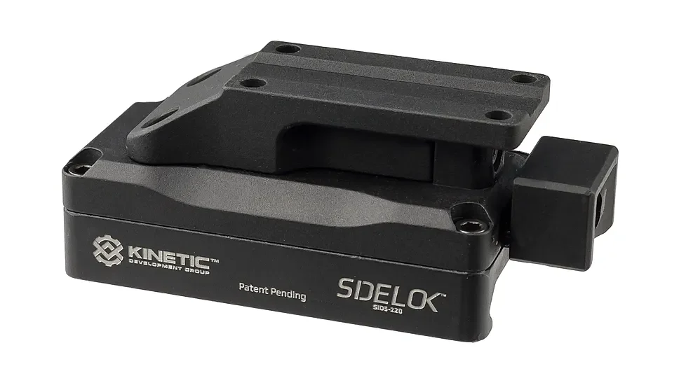 Kinetic Development Group Sidelok - Trijicon Mro Mount - Lower 1/3 Co-Witness Black - SID5-220