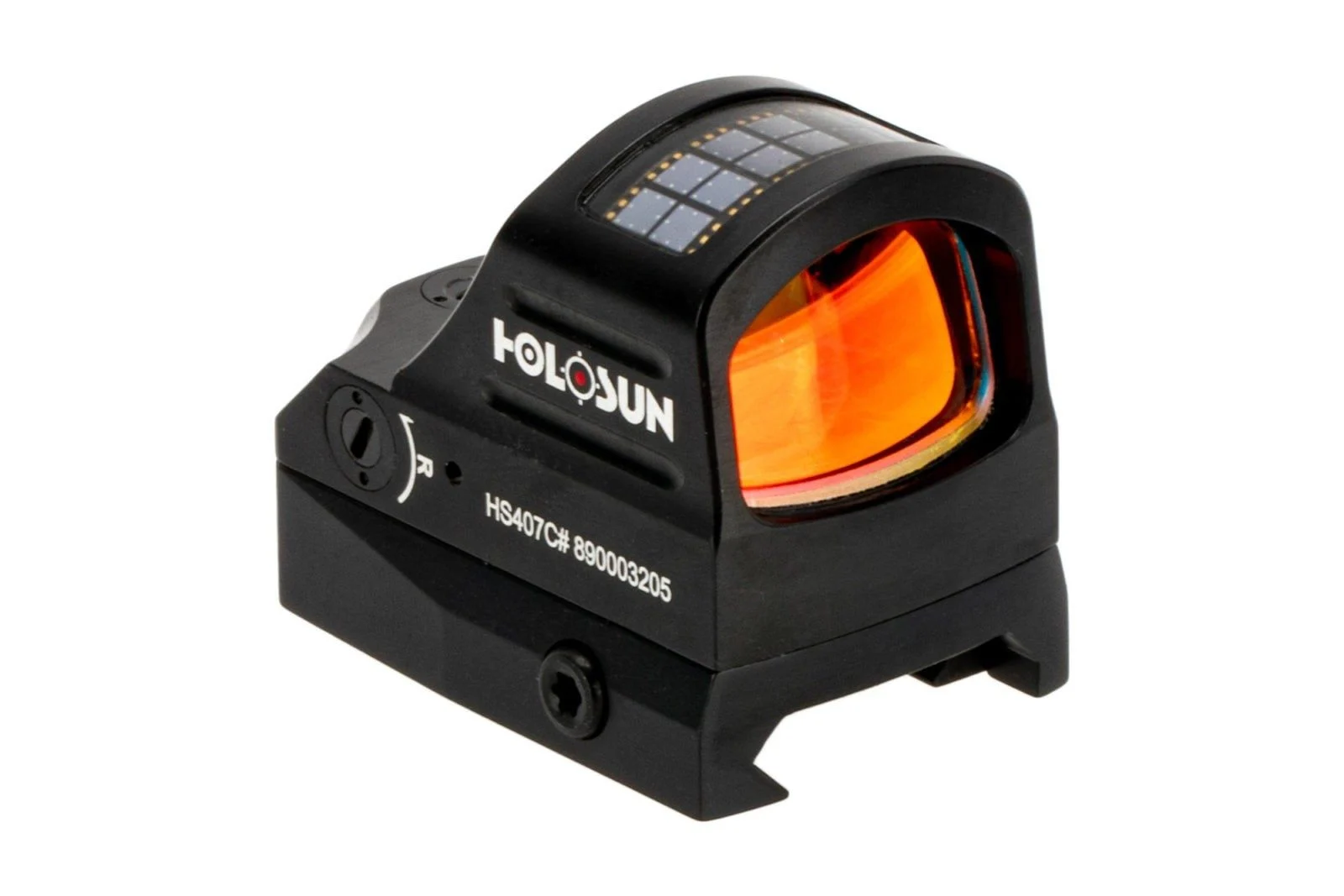 Holosun Mini Solar Powered Red Dot Sight - 2 MOA - HS407C-V2