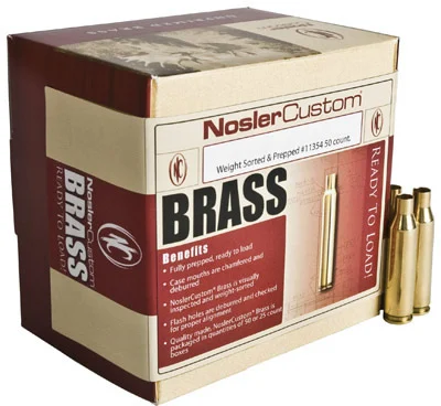 Nosler Reloading Brass 300 Winchester Short Magnum Cal N/A 25 Per Box (11863), Not Loaded