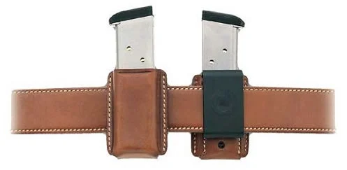 Galco Quick Magazine Carrier w/Ambidextrous Design, Black, Model QMC24B, For .357(auto stag poly mag), 40, 9mm(both staggered poly mag)
