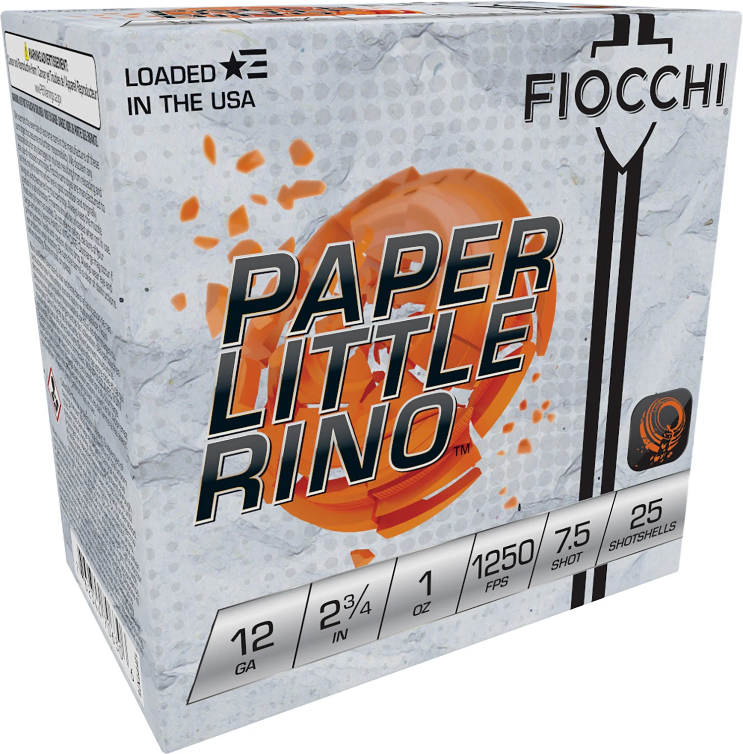 Fiocchi Little Rino Extrema 12 Gauge 2.75″ 1oz, 25/Box
