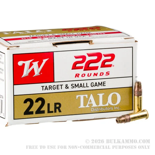 2220 Rounds of .22 LR Ammo by Winchester TALO - 36gr CPHP