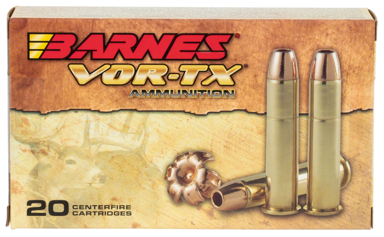 Barnes Bullets 21579 VOR-TX Rifle 45-70 Gov 300 gr TSX Flat Nose Rifle Ammo - 20 Rounds - 74415