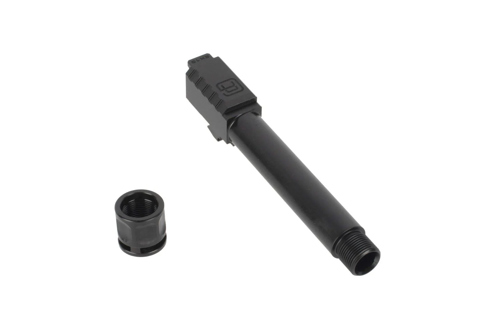 Griffin Armament for Glock Gen3/4 G19 Advanced Threaded Match Barrel with Micro Carry Comp 1:10 Twist - GAG19G4TB