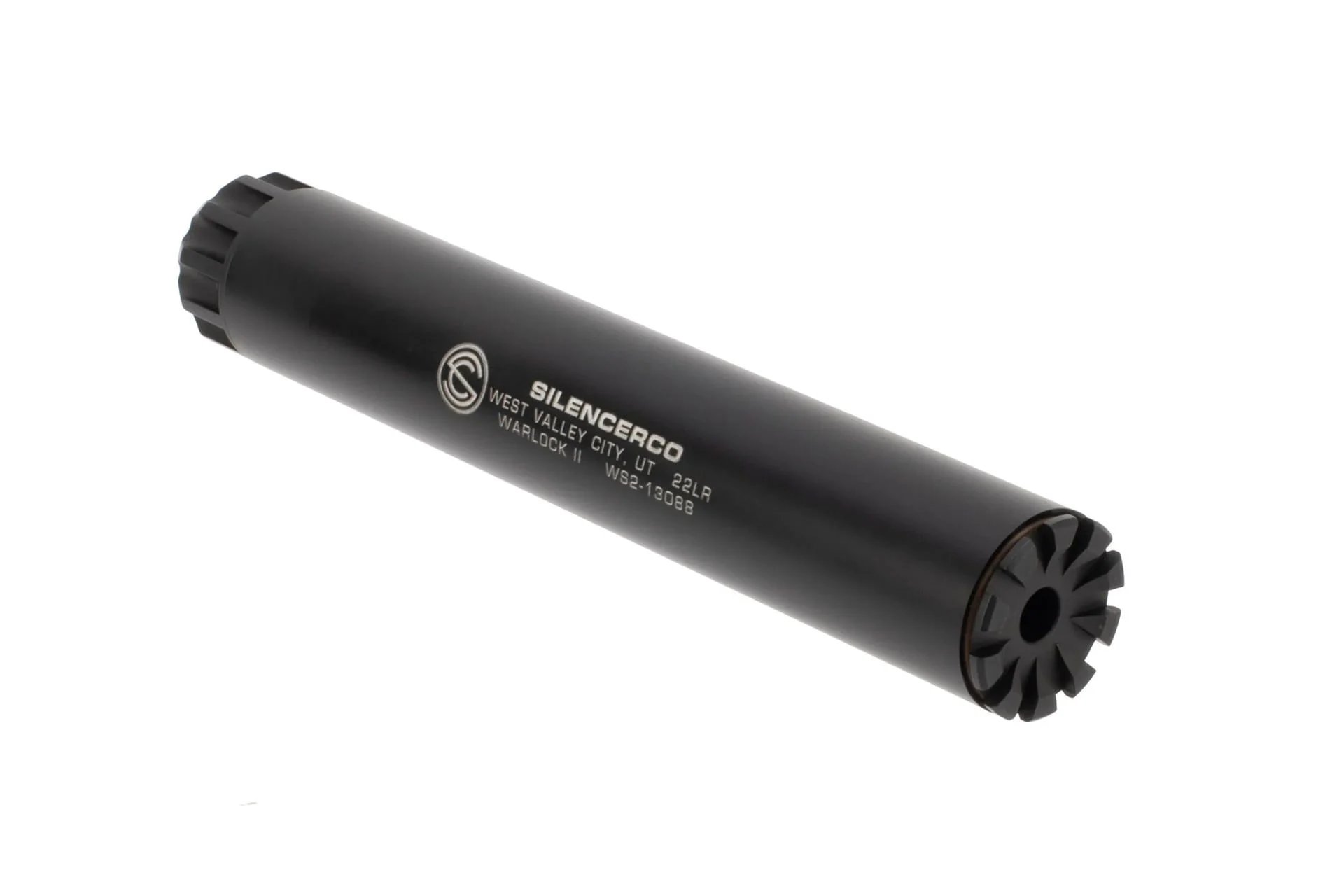 SilencerCo Warlock II 22LR Rimfire Suppressor - Black - SU147