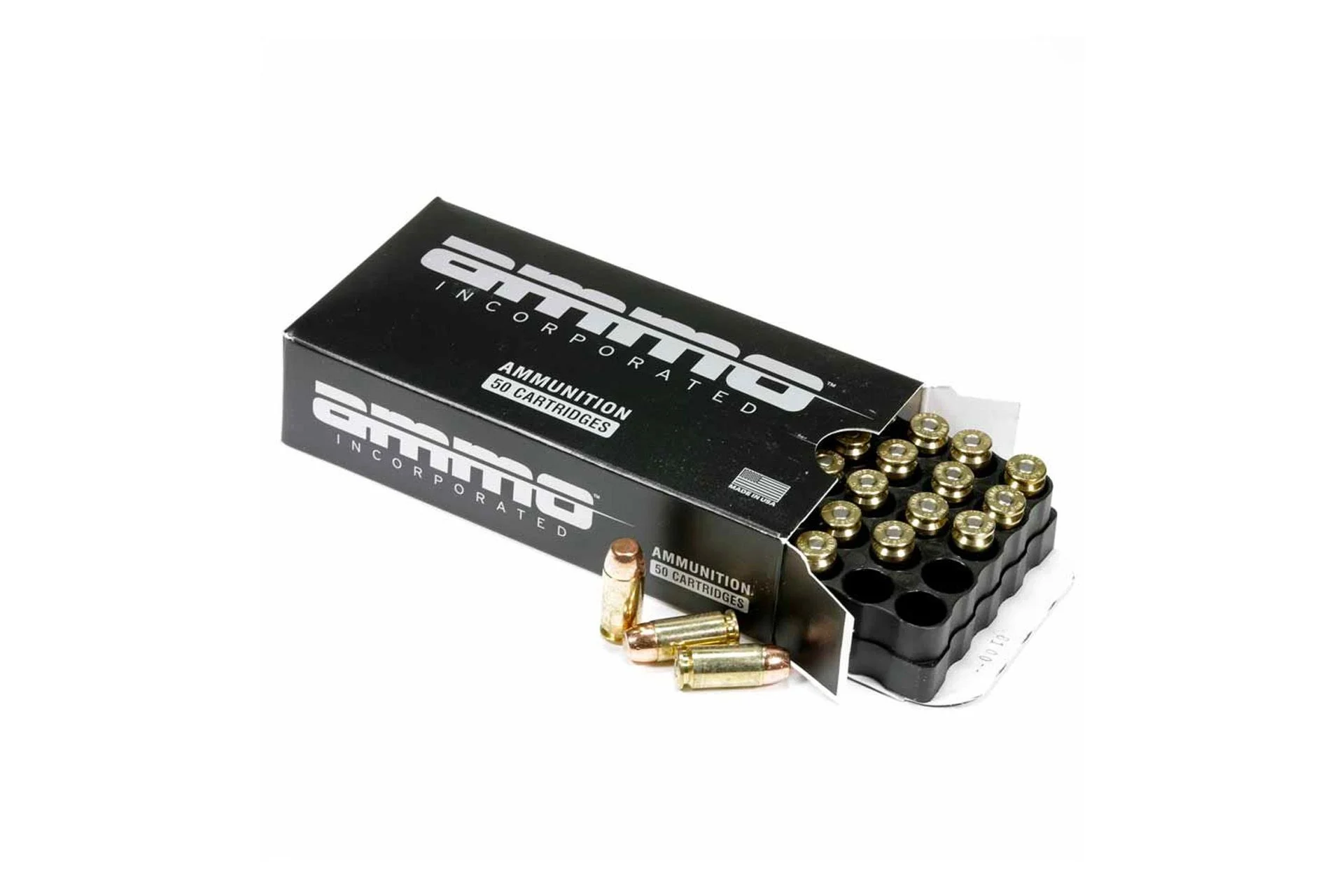 Ammo Inc. 40 S&W 180 Grain Total Metal Jacket Ammo - 50 rounds - 40180TMC-A50