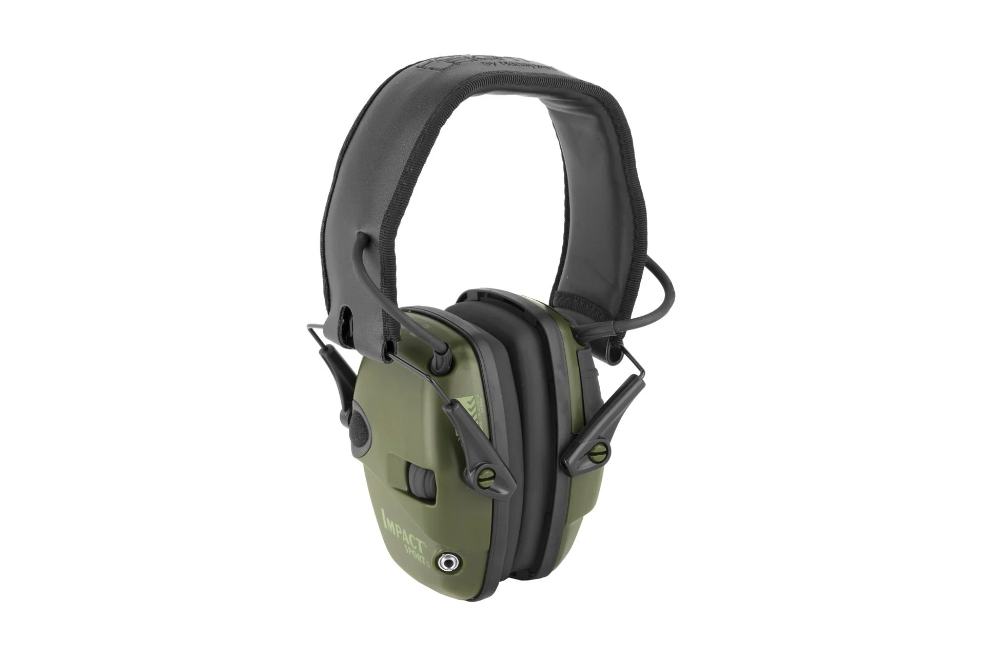 Honeywell Impact Sport Sound Amplification Electronic Earmuff - OD Green - R-01526