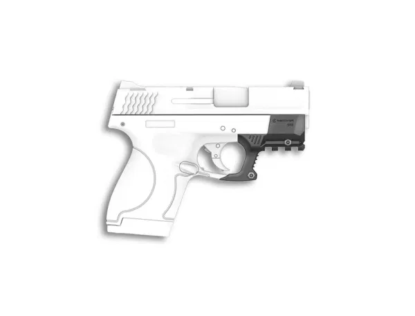 Recover Tactical M&P Shield Smith & Wesson Compact Picatinny Rail - SHR9-01