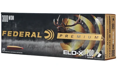 Federal Premium .300 WSM 200gr ELD-X — 20rd Box