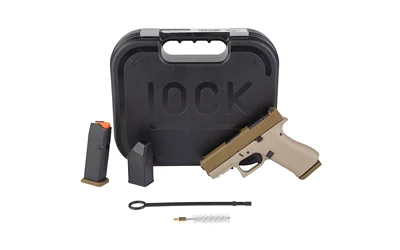 Glock G43X MOSK 9mm 10rd Two-Tone Tan Cerakote