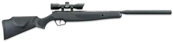 Stoeger X-20 Suppressor 1200 FPS Airgun w/4x32 Illuminated Red/Green Scope 30302, .177 Cal, Black Synthetic Monte Carlo-Style Stock