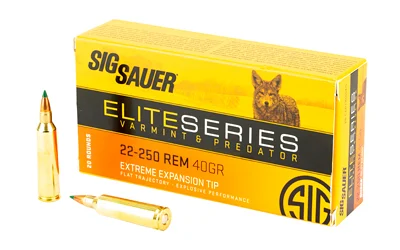 Sig Sauer Elite Varmint & Predator .22-250 Rem 40 gr, 20rd
