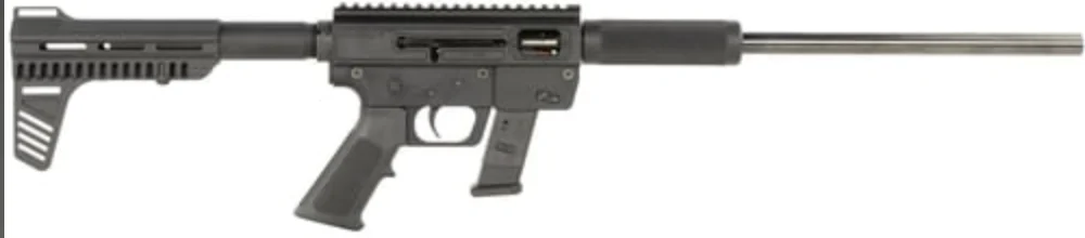 JRC G3 Spark 17" 9mm Takedown Semi-Auto Side-Charging California Compliant Rifle - Black - JRC9PSTSR-TD-BLK