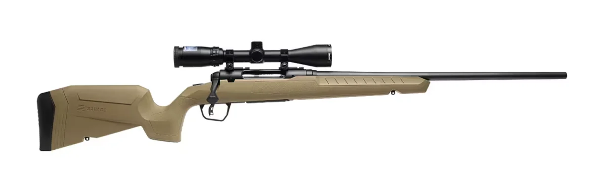 Savage Arms Axis 2 XP Combo .308 Winchester 4+1 Bolt-Action Rifle w/ Scope - FDE - 32165
