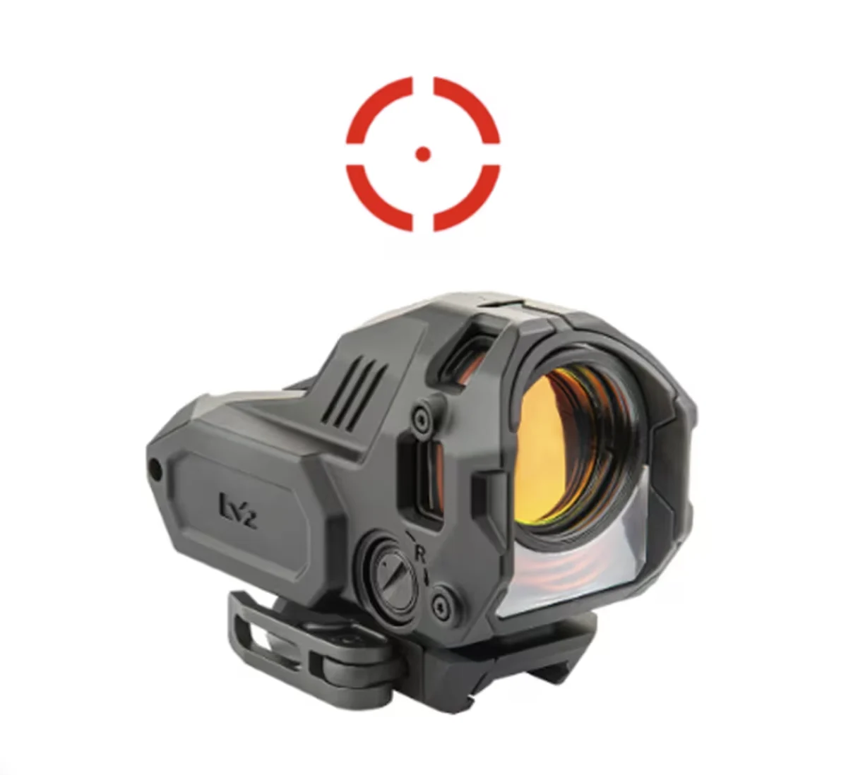 Meprolight M22 Pro Bullseye Reflex Sight, Black, 3.5/40 MOA Bullseye Red Reticle, MIL-STD 1913 Mount - 56223070