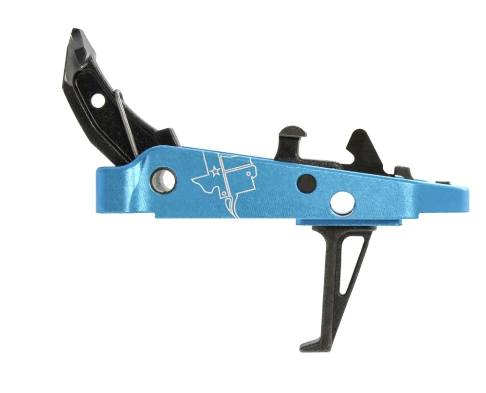 CMC Triggers 47503 Drop-In Trigger Group 2.0 Single-Stage Flat with 3.50 lbs Draw Weight Black w/ Blue Housing - 155609