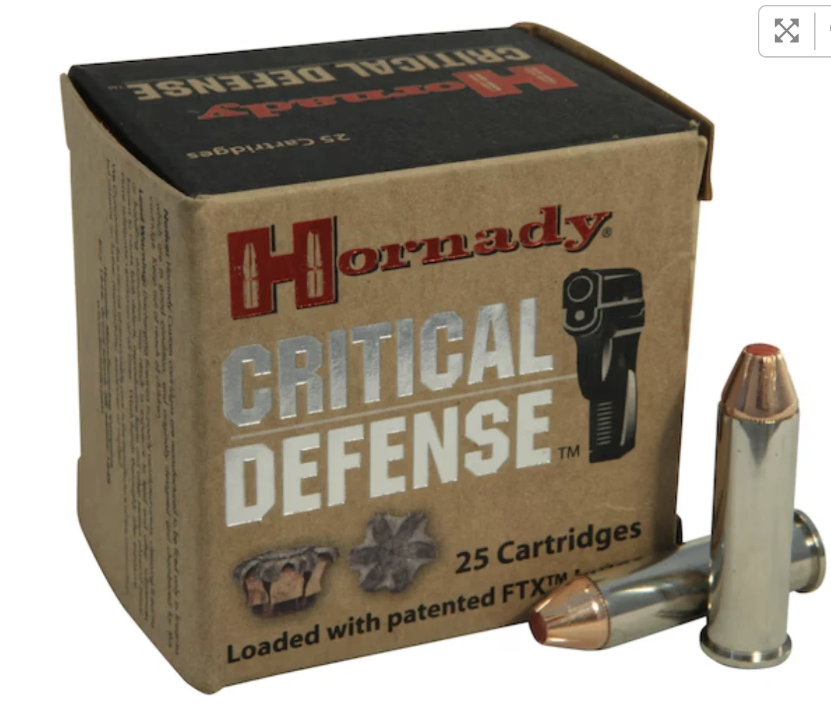 Hornady Critical Defense 357 Magnum 125 grain FTX 2 90500 - 90500