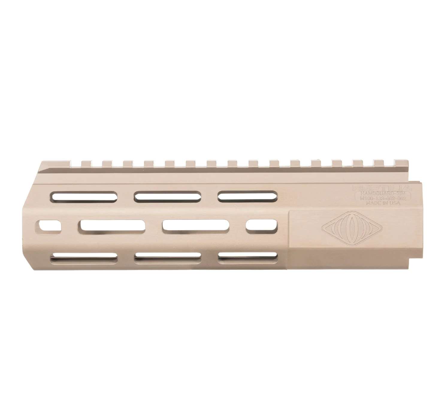 Reptilia Corp AR-15 Free-Float M-LOK 13" Handguard - FDE - 100-331