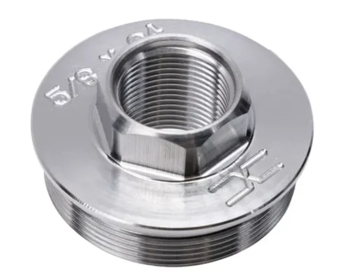 Faxon Titanium Direct Thread to Hub Adapter - 5/8x24 - FF-MD-SIL-HUB-625-24-02