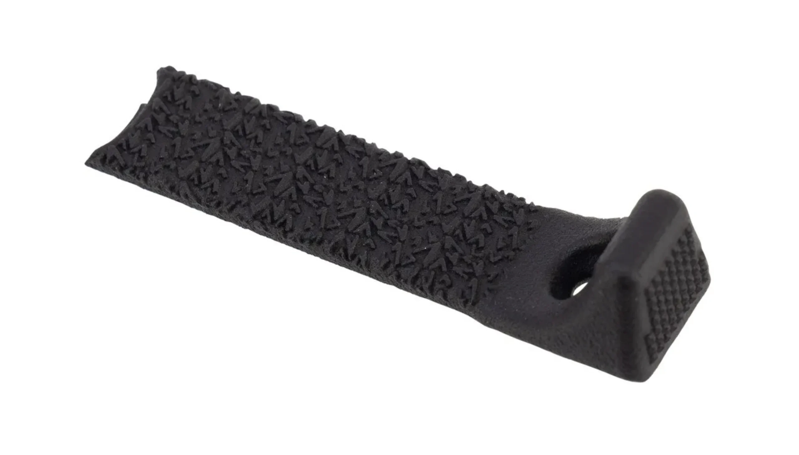 Emissary Development Integrated Rail Panel - Flat w/ Forward Stop - Black - EMIRP-FLT-B-BLK