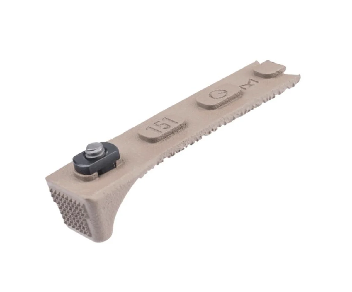 Emissary Development Integrated Rail Panel Flat w/ Forward Stop - FDE Cerakote - EMIRP-FLT-B-FDE