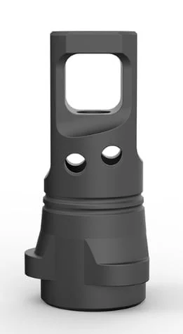 Breek Arms Echo Single-Port Muzzle Brake for Breek-LOK 3QD - 9mm 1/2x28 TPI - BRK4333