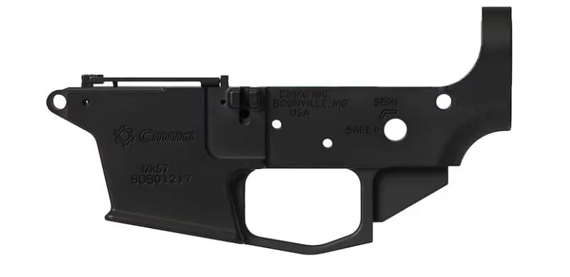 CMMG Mk57 AR-15 Stripped Lower Receiver - Armor Black - 57CA2CB-AB