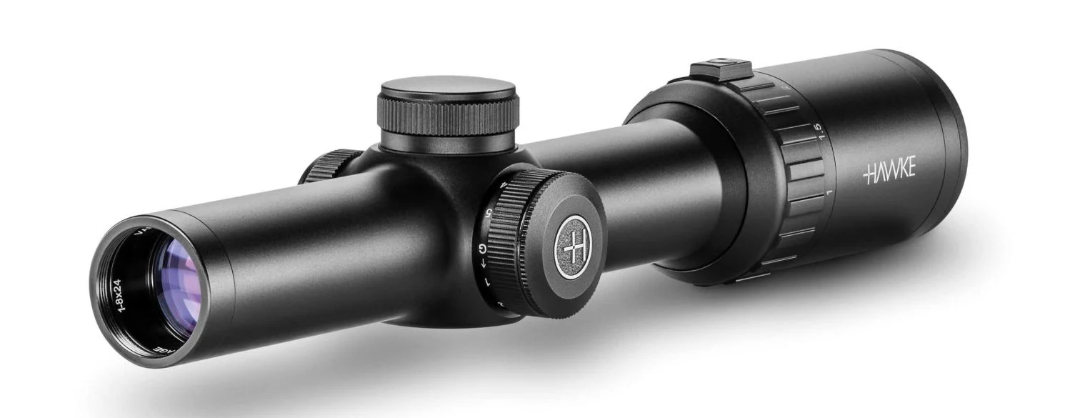 Hawke Optics Vantage 30 WA IR - 1�8x24 - Circle Dot - 1/2 MOA - Low-Profilewith FREE 30mm Cantilever Mount (24135) - 14401