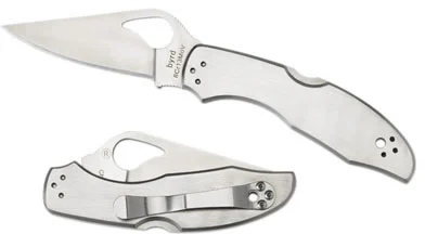 Spyderco Byrd Meadowlark II Folding Knife w/Plain Edge (BY04P2)