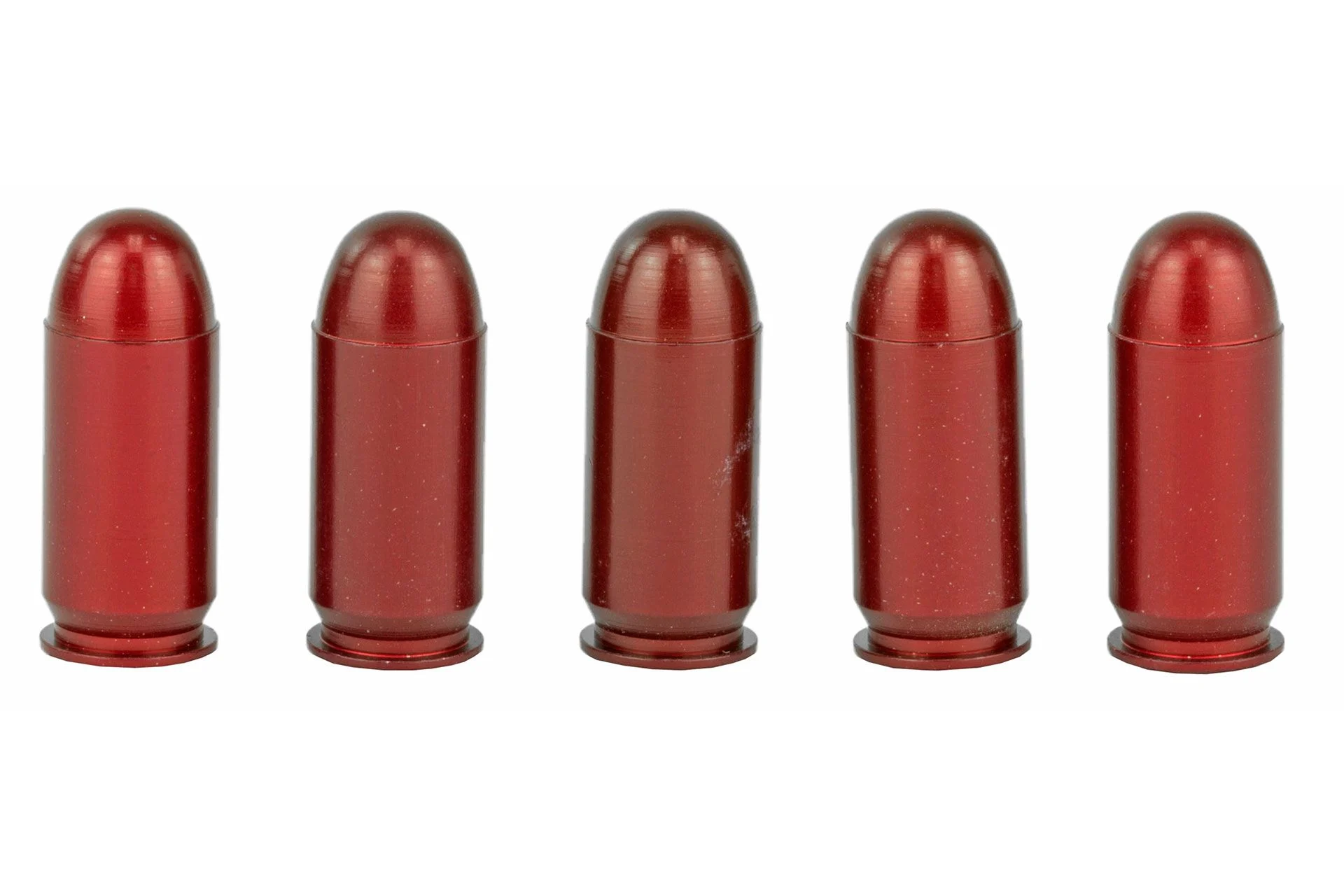 A-Zoom Snap Caps 45ACP, 5 Pack - Red - AZ15115