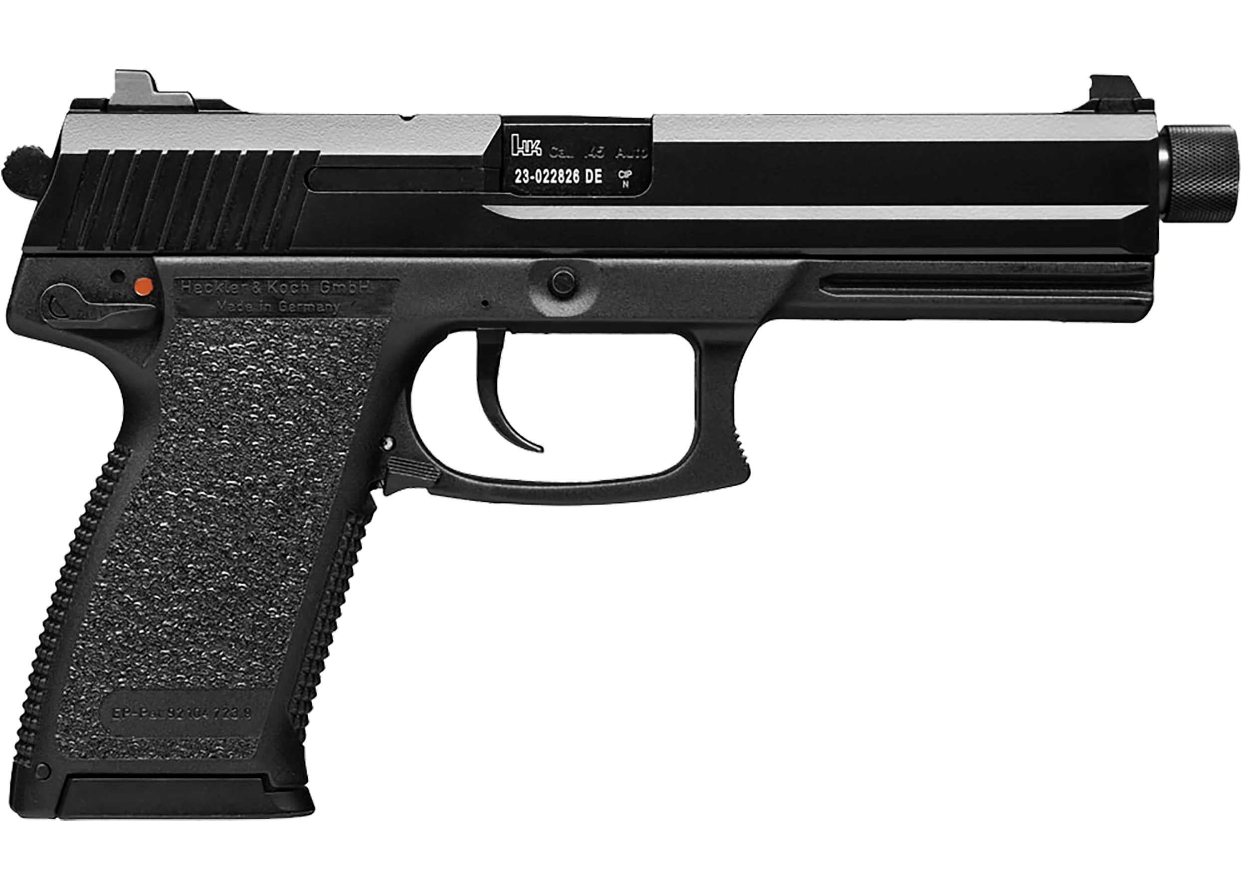 Heckler & Koch Mark 23 Pistol 81000078, 45 ACP, 5.87 in, Modular Synthetic Grip, Stainless Finish, 12 Rd