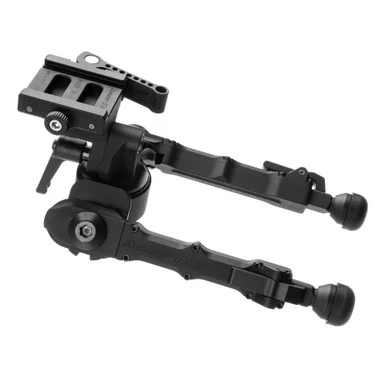 Accu-Tac PC-4 Arca Spec QD Bipod, 6061 T6 Aluminum Alloy, Mil-Spec Type III Hard Anodized Finish