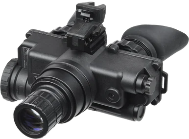 AGM Global Vision Wolf-7 PRO NW1 Night Vision Goggles, Black, 1x 27mm, Generation 2+ Level 1, 45-54 lp/mm Resolution, White Filter