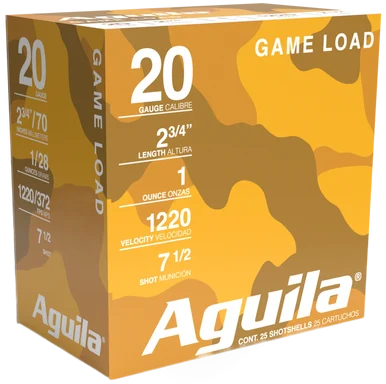 Aguila 1CHB2007, 20 Gauge, 2.75" Shell, 25 Rds, High Velocity