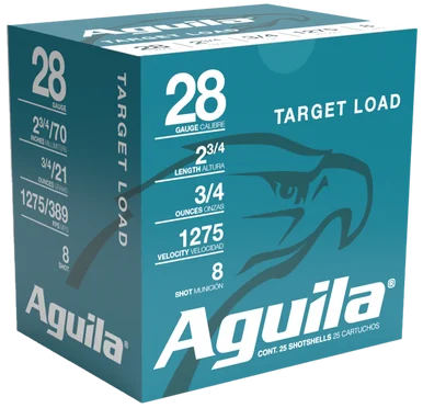 Aguila 1CHB2879 Target Load Competition, 28 Gauge, 2.75" Length, 25 Rds, Lead