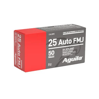 Aguila 25 AUTO, 50gr FMJ, 50 Rounds