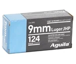 Aguila 9mm Ammo 124 Grain Jacketed Hollow Point - 1E092125
