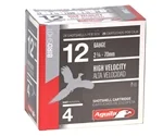 Aguila High Velocity 12 Gauge Ammo 2-3/4" 1-1/4 oz #4 Shot - 1CHB1204