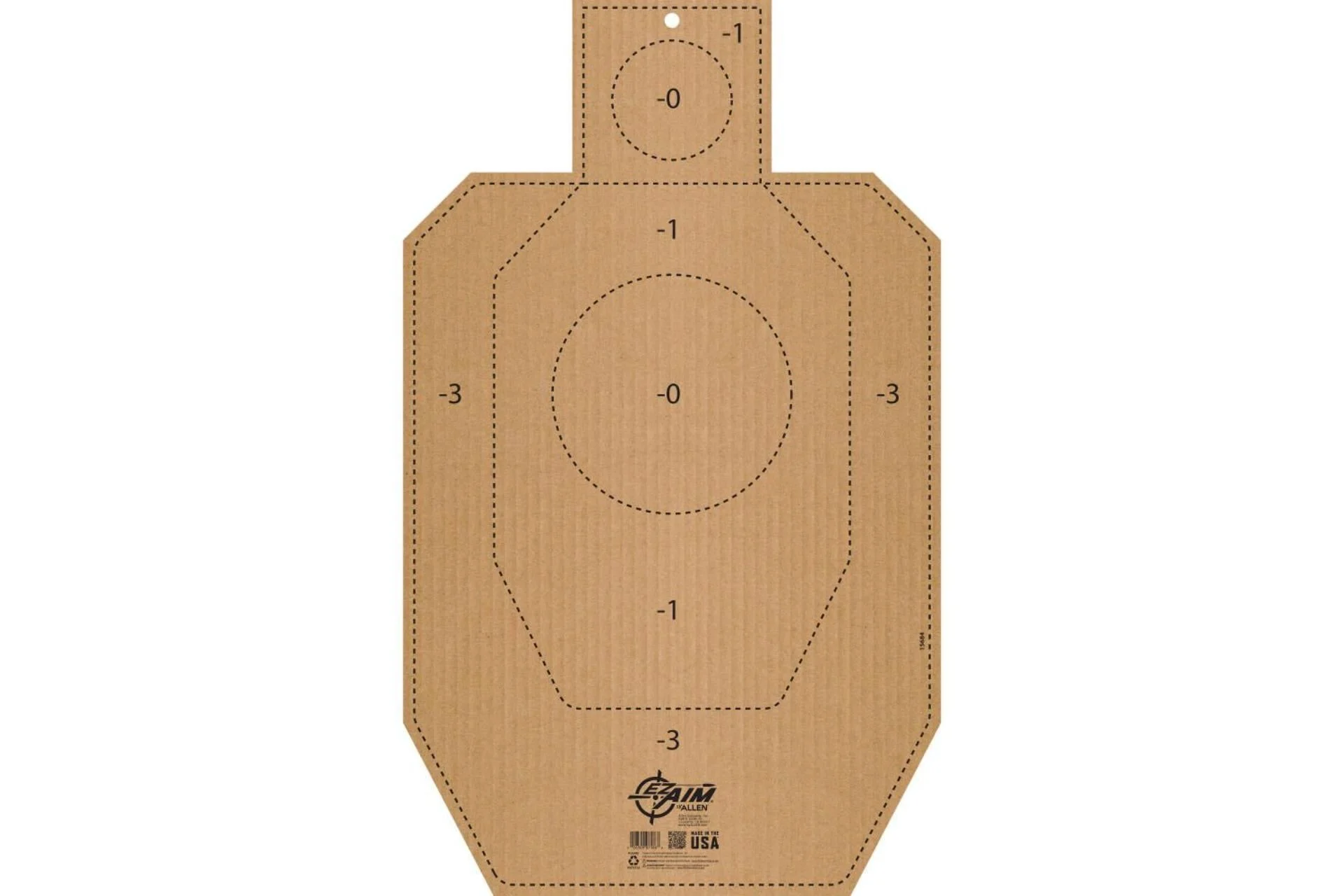Allen Ez Aim Ipsc Idpa Corrugated Silhouette, Approx 18 X 30 - 15684