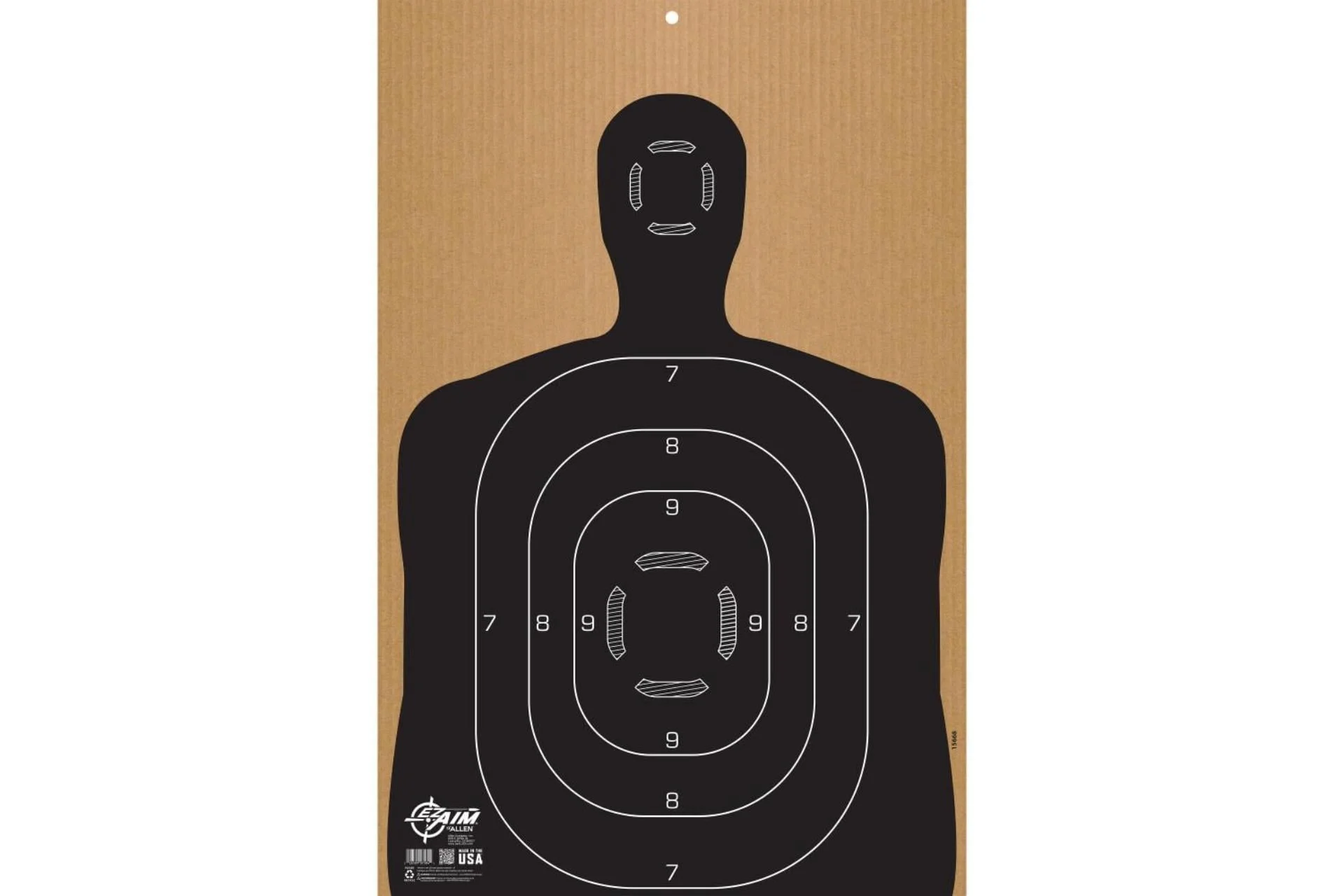 Allen Ez Aim Silhouette Target B27, Corrugated, 23 X 35 - 15668